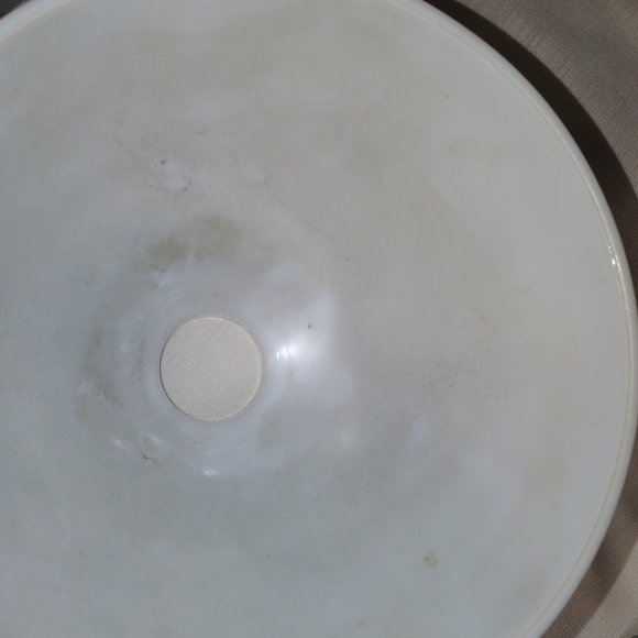 Vintage CORNING white waffle pattern glass lamp diffuser torchiere no. 820120 - Picture 4 of 5